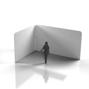 4m × 3m (2-Wall) Fabric Exhibition Solution