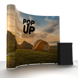 3×3 Curved Pop-Up