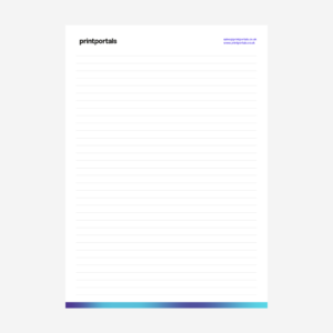 A4 Glued Notepad