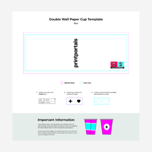 8oz Double Wall Paper Cup